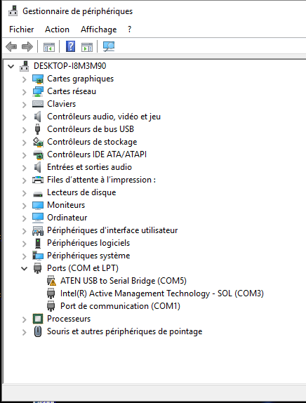 Aten erreur code 10